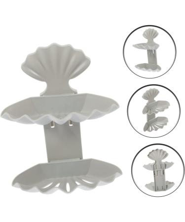 Ciieeo 5pcs Box Shell Soap Dish Wall-mounted Soap Holder Soap Drying Rack Removable Soap Holder Draining Soap Holder Kitchen Soap Stand Travel Soap Holder Shell Shape Drainer Rack Pp - Buy Online on GoSupps.com