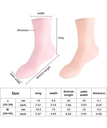 Silicone Socks Aloe Socks Anti Slip Moisturizing Socks Silicone Gel Heel Socks for Dry Cracking Skin (-10340206) Miokyclvpg9f5ar3m-06 - Buy Online on GoSupps.com