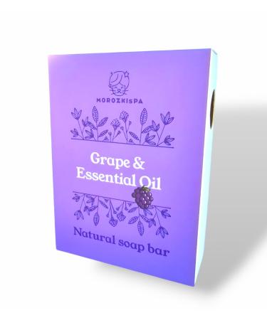 Buy 100% Natural Grape Soap Bar | Exfoliating & Moisturizing | Ideal Gift for Halloween Christmas & Birthdays - Buy Online on GoSupps.com