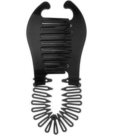 1PC Bendable Plastic Hair Comb Ponytailer Hair Styling Tool Modern Banana Clip Interlocking Comb French Side Comb for Women Girls DIY Hair Style(Black) Banana Clips - Buy Online on GoSupps.com