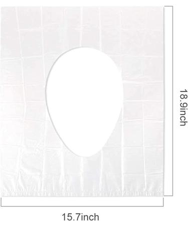 Biodegradable Disposable Plastic Toilet Seat Cover Plastic Toilet Seat Covers Disposable Travel Toilet Seat Covers Disposable Flushable Toilet Seat Paper Bands Individually Wrapped (50PCS) - Buy Online on GoSupps.com