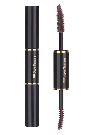 Mascara Multicolor Waterproof Mascara Long Lasting Sweatproof Volume Mascara Eye Makeup (Brown)