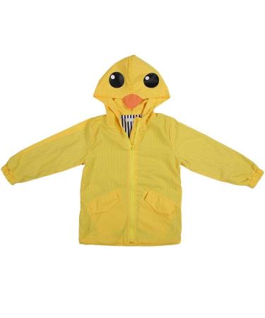 Summer Baby Duck Raincoat | Waterproof Lightweight Cartoon Hoodie Outfit (Size 100) - Buy Online on GoSupps.com