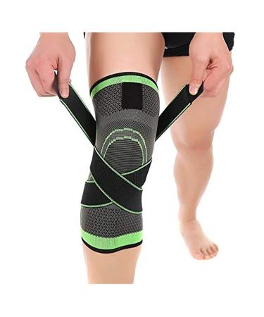 Shefave Knee Brace for Arthritis ACL and Meniscus Tear Adjustable Knee Sleeves for Sports Workout Weight Lifting Knee Support for Men and Women -Single (S)