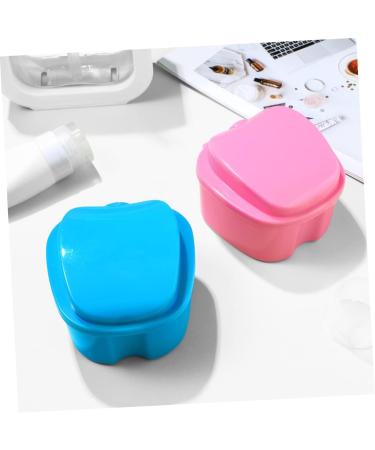 Beavorty Organizer Set | 2 Pink Tooth Boxes for Prosthesis & Retainers | Durable Outdoor Cleaning Case - Buy Online on GoSupps.com