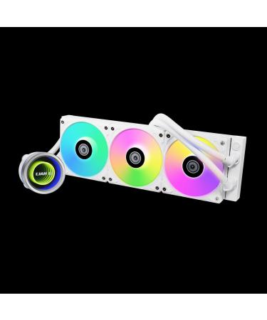 Lian Li Galahad II Trinity ARGB AIO Cooler - 360mm White Radiator with SF-Inf Fan & Stunning ARGB Lighting - Buy Online on GoSupps.com