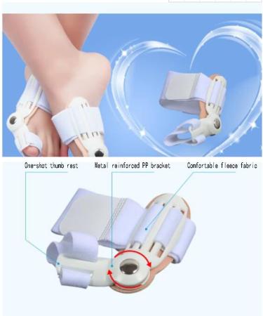DEAVER Bunion Splint: Big Toe Straightener for Foot Pain Relief - 2 Pairs - Buy Online on GoSupps.com
