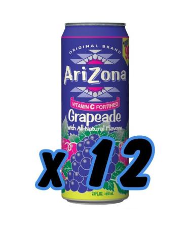 Arizona Arizona Grapeade (12 x 680 ml) with 3 Euro DPG Book