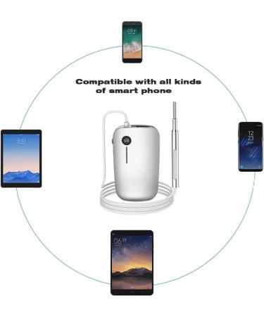 GIENEX Ear Wax Removal Camera with 6 Lights - Visual Ear Cleaner & Infection Detector for Adults, Children, Pets - Otoscope Included - Buy Online on GoSupps.com