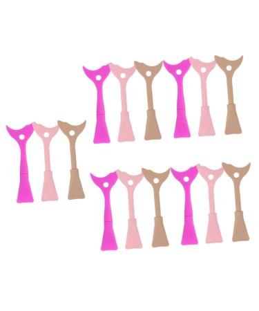 ABOOFAN 15 Pcs Eyeliner Eyeshadow Baffle Silicone Makeup Applicator Guide Tool for Makeup Eye Makeup Tool
