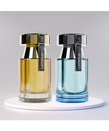 Luminus Pour Homme & Luminus Pour Femme - EDP Sprays 100ML (3.4OZ) Spicy Fruity Refreshing Fragrance. (Value Pack) 3.4 Fl Oz (Pack of 1) Value Pack - Buy Online on GoSupps.com