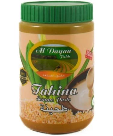 Premium Lebanese Tahini Pack of 2- Al Yaman Original Lebanese Sesame Tahini 454g & Al Dayaa Tahini 400g | Tahini Paste | Vegan Gluten Free - Buy Online on GoSupps.com