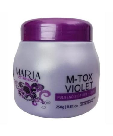 Maria Escandalosa | M-tox Violet Hair Treatment | Deeply Moisturizes & Repairs and Nourishes the Hair | 250 gr / 8.81 oz.