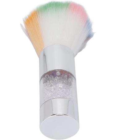 Verdant Touch Manicure Dust Brush Portable Colorful Makeup Brush Fluffy Blusher Brush Nail Art Dust Cleaning BrushSilver - Buy Online on GoSupps.com