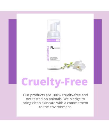 Eyelash Cleanser Kit for Extensions - Gentle Lash Wash for Extensions & Natural Lashes | Oil-Free Makeup Remover Shampoo - 60 ml - Buy Online on GoSupps.com