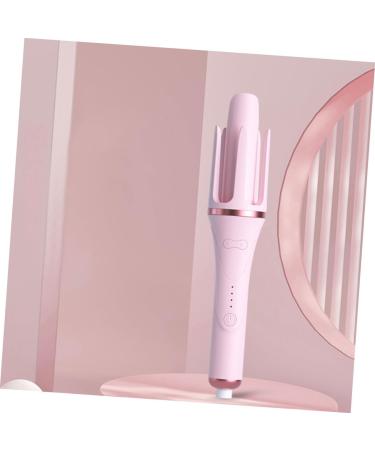 FOMIYES Fully Automatic Hair Curling Iron Tool Curler Hair Rollers Pink Nylon 32.50X5.50X5.50CM Pink - Buy Online on GoSupps.com