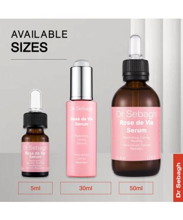 Rose de Vie Serum Pro Size - Nourishing Anti-Aging Formula for Dry & Sensitive Skin | Soothes Redness | Non-Comedogenic | 50ml - Buy Online on GoSupps.com