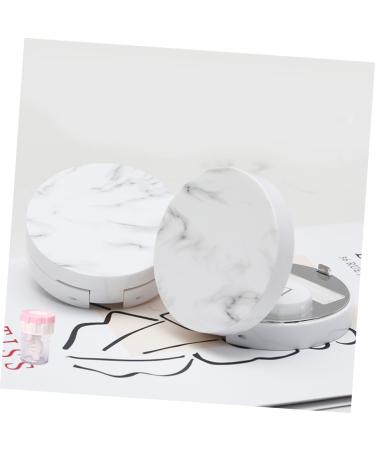 Buy Healvian 2 STK Travel Contact Lens Case Set - Hard Shell Marble Design for Safe Storage - International Shipping Available - Buy Online on GoSupps.com