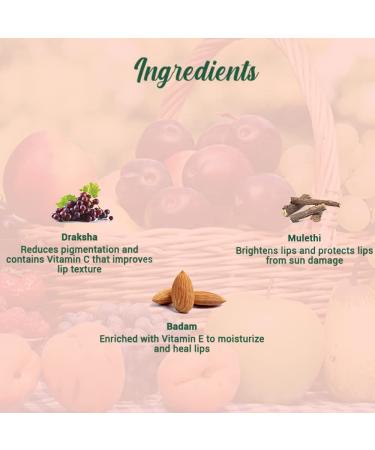 Biotique Bio Fruit Lip Balm 12g - Hydrating Lip Care for Soft, Smooth Lips - Buy Online on GoSupps.com