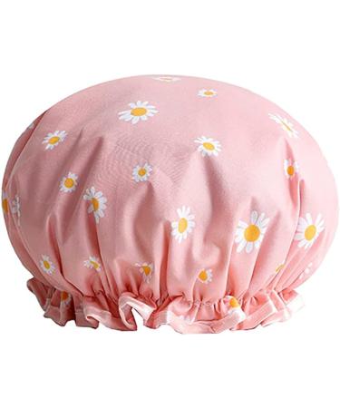 GSHLLO Daisy Bath Cap Set - Waterproof Double Layer Shower Cap for Girls and Women - Buy Online on GoSupps.com