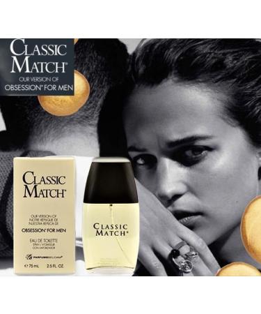 Parfums Belcam Classic Match for Men Inspired by Designer Eau de Toilette Spray 2.5 Fl Oz 2.5 Fl Oz (Pack of 1) - Buy Online on GoSupps.com