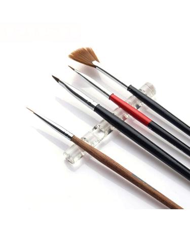 Transparent Nail Art Brush Holder & Acrylic Tool - 5 Gel Nail Accessories | New & Popular - Buy Online on GoSupps.com