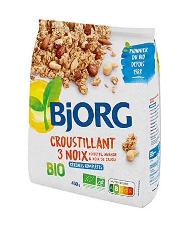 D couvrez les croustillants bio 3 noix BJJORG. snack sain et gourmand de 450g pour vos envies quilibr es- Lot De 3