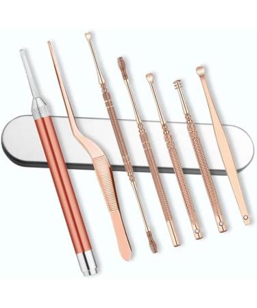 Portable Ear Cleaner Stainless Steel Ear Spoon Set Stainless Steel Ear Wax Remover Reusable Stainless Steel Ear Wax Remover Set Ear Wax Easily Removed Ideal for Personal and Home Use Gold - Buy Online on GoSupps.com