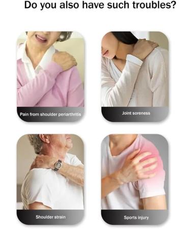 Buy Electric USB Heating Shoulder Wrap - Adjustable 3D Massager with Soothing Heat for Pain Relief - Ideal for Left & Right Shoulder - Buy Online on GoSupps.com