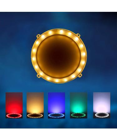 BLINNGO Cornhole Ring Lights or Cornhole Edge Lights, LED Cornhole Lights fit for Standard Cornhole Boards and Cornhole Bags (Single Color Gold