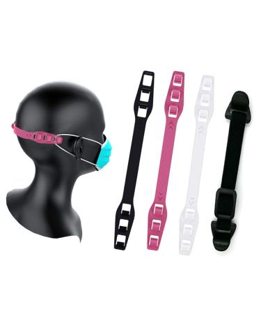 Mask Hook Mask Ear Strap Hook Adjustable Non-Slip Mask Ear Grip Extension Hook - Relax Your Ears (4 Pcs)
