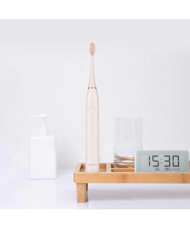 NC Sonic Electric Toothbrush - Powerful Rechargeable Waterproof Brush for Adults & Kids (Pink) - 2 Brush Heads Included | Best International Shipping - Buy Online on GoSupps.com