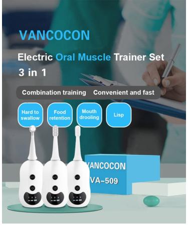 Buy Tongue Muscle Trainer - Electric Mouth Exerciser for All Ages | Effective Tongue & Lip Strengthening Tool - Buy Online on GoSupps.com