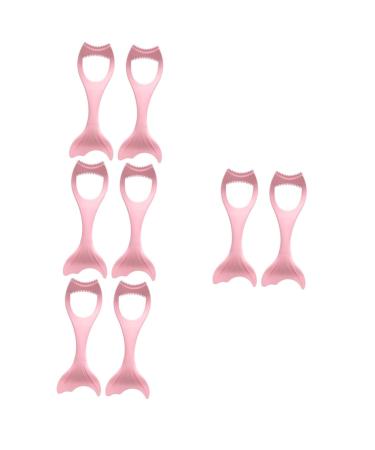 TOVINANNA 8 Pcs Mascara Brush Mascara Eyelash Shield Eyeliner Stencil Eyes Pink Miss Nias