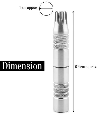 German Stainless-Steel Manual Nose Ear Hair Trimmer for Men Women Battery-Free Hairs Puller Clippers Grooming Travel Kit Gadget - Buy Online on GoSupps.com