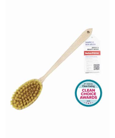 Yerba Prima Tampico Skin Brush - Exfoliate for Radiant Skin & Improved Circulation - Buy Online on GoSupps.com