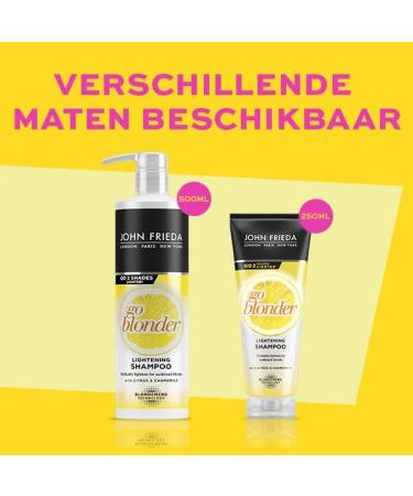 Blonde Hair Citrus Shampoo 500ml - Brighten & Lighten with Citrus Infusion (1 Pack) - Buy Online on GoSupps.com