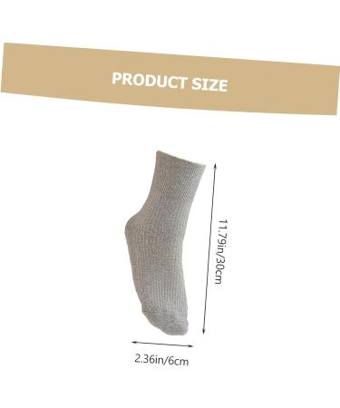 GLEAVI 5 Pairs Diabetic Care & Maternity Socks - Extra Wide, Elastic, Non-Binding Crew Socks for Swollen Feet Women - Combed Cotton, Nursing & Sports Stack Socks - Buy Online on GoSupps.com