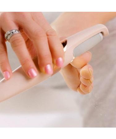 Buy Electric Foot File Hard Skin Remover - Ergonomic Rechargeable Callus Remover with 360 Roll for Effortless Pedicure - International Shipping Available - Buy Online on GoSupps.com