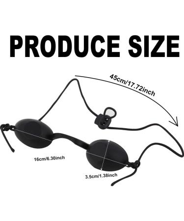 JOCXZI sunbed goggles sunbed eye protection tanning goggles tanning goggles sun bed goggles for women Suitable for beauty salons summer sunbathing (4 pieces in black) - Buy Online on GoSupps.com