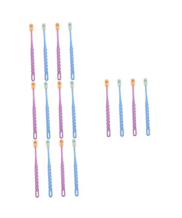 Minkissy 16 STK toothbrush toothbrushes for young toothbrushes for babies 360 toothbrush baby toothbrush baby training toothbrush milk tooth cleaner child silicone tool soft fur