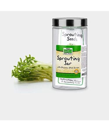 GoSupps.com - Now Foods Sprouting Jar 1/2 Gallon - Buy Online on GoSupps.com