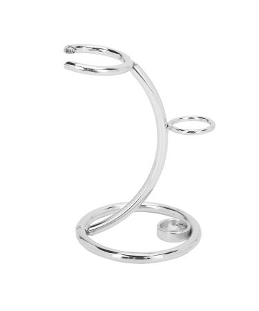 Stainless Steel Safety Razor Stand - Quick Drying Rustproof Men's Razor Holder | Silver Edition - Buy Online on GoSupps.com