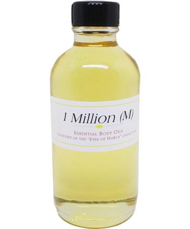One Million - Type PR For Men Scented Body Oil Fragrance Regular Cap - Gold - 4 oz. - ID#32235 4 Fl Oz (Pack of 1)