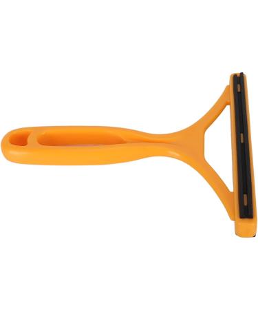 Portable Double-Sided Manual Fabric Remover for Lint & Pet Hair - Handy Travel Tool for Dogs (Orange) | International Shipping - Buy Online on GoSupps.com