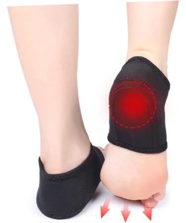 FOMIYES Heel Socks - 8 Pairs Soccer Ball Foot Protectors Ankle Pads & Cushions for Men & Women - Plantar & Heel Support Warm Cloth Inserts - Buy Online on GoSupps.com