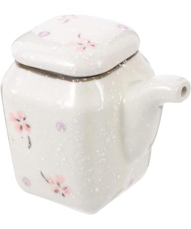 ABOOFAN 3pcs Ceramic Soy Sauce Pot Japanese Oil Dispenser Vinegar Jar Porcelain Olive Oil Bottle Oil Pot Vinegar Bowl Kitchen Seasoning Jar Japanese Soy Sauce Shoyu Ceramics Lecythus White 8X7.5X5CMx3pcs Whitex3pcs - Buy Online on GoSupps.com