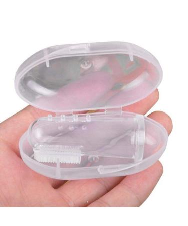 Baokuan Children Baby Toothbrush 1pc Finger Toothbrushes Storage Boxes For Teeth And Gums Baby Tongue Cleaner