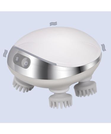 ifcow Electrical Scalp Massager Portable 4-Head Handheld Device for Stress Relief & Hair Growth | Buy Internationally - Buy Online on GoSupps.com