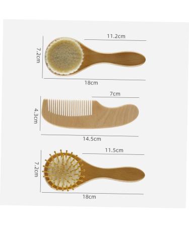 FOMIYES 3pcs Baby Bath Brush Set - Kid's Beauty & Exfoliating Kit with Shower Combs for Gentle Skin Care - Buy Online on GoSupps.com